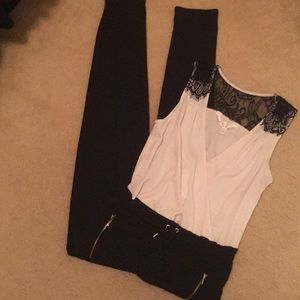 Marilyn Monroe Black and White Jumpsuit